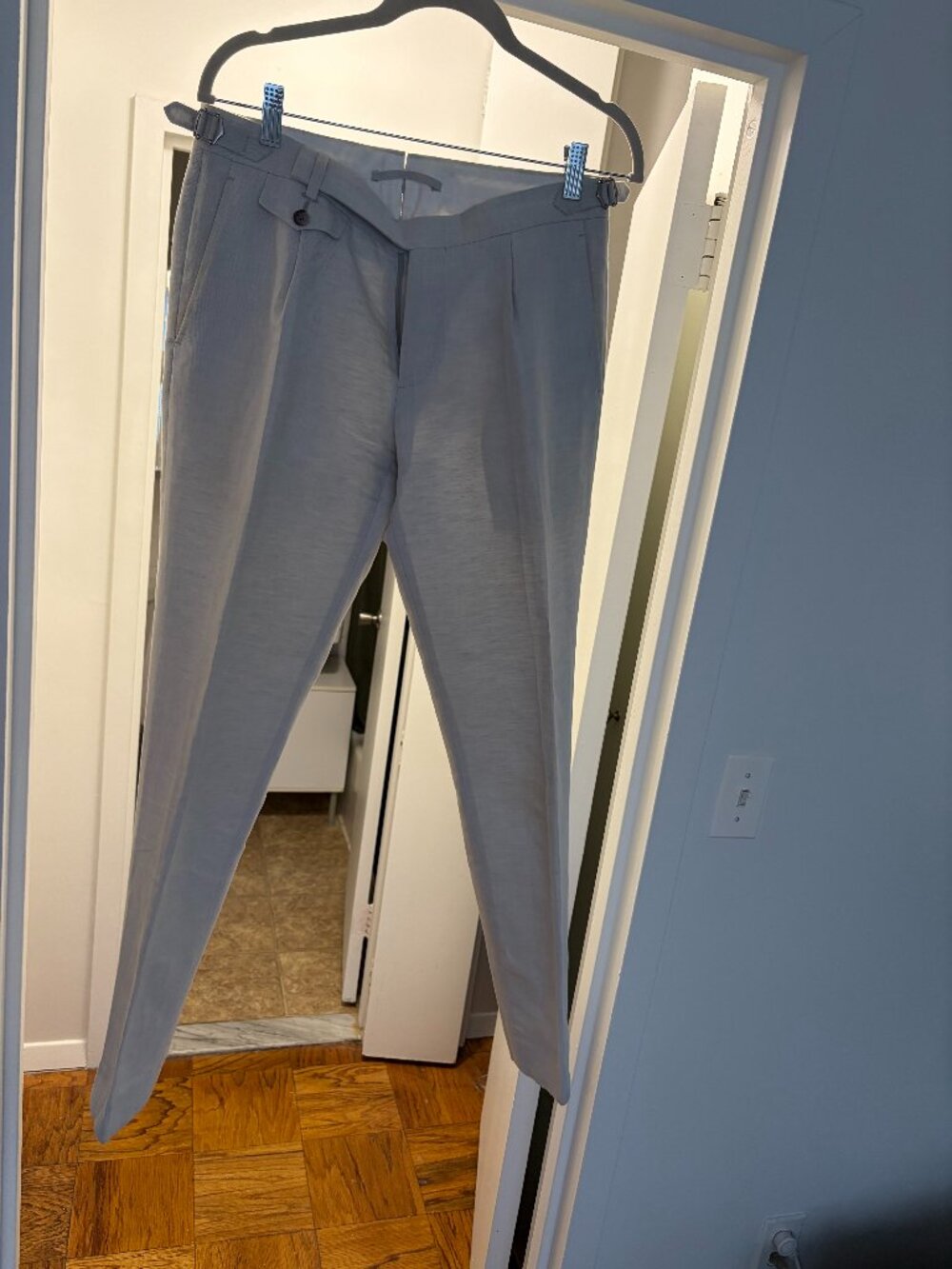 SUITSUPPLY Brentwood Men Trousers Linen Cotton Pants